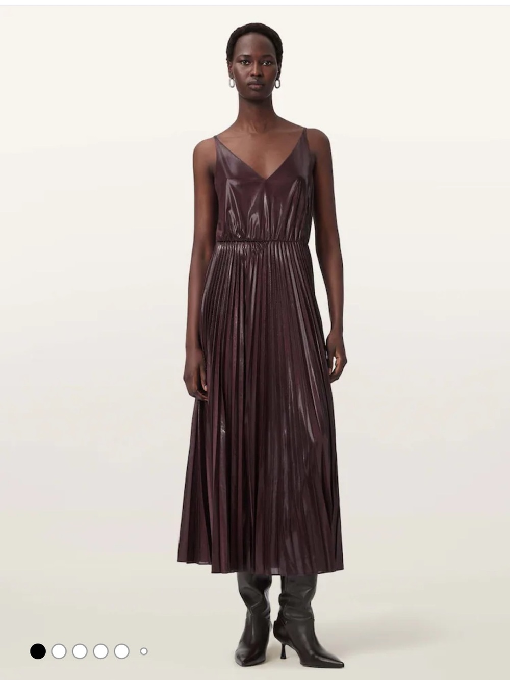 AllSaints Red Spark Dress